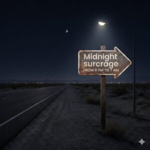 Midnight Surcharge 11pm to 7am